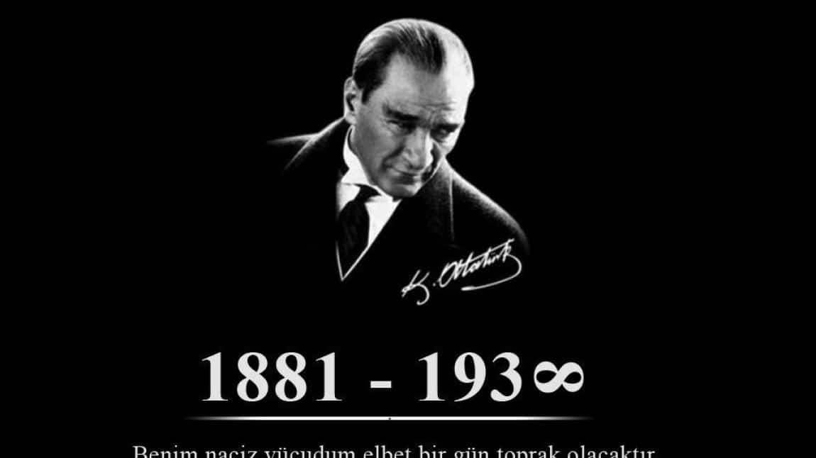 10 Kasım Atatürk'ü Anma Töreni Gerçekleştirildi